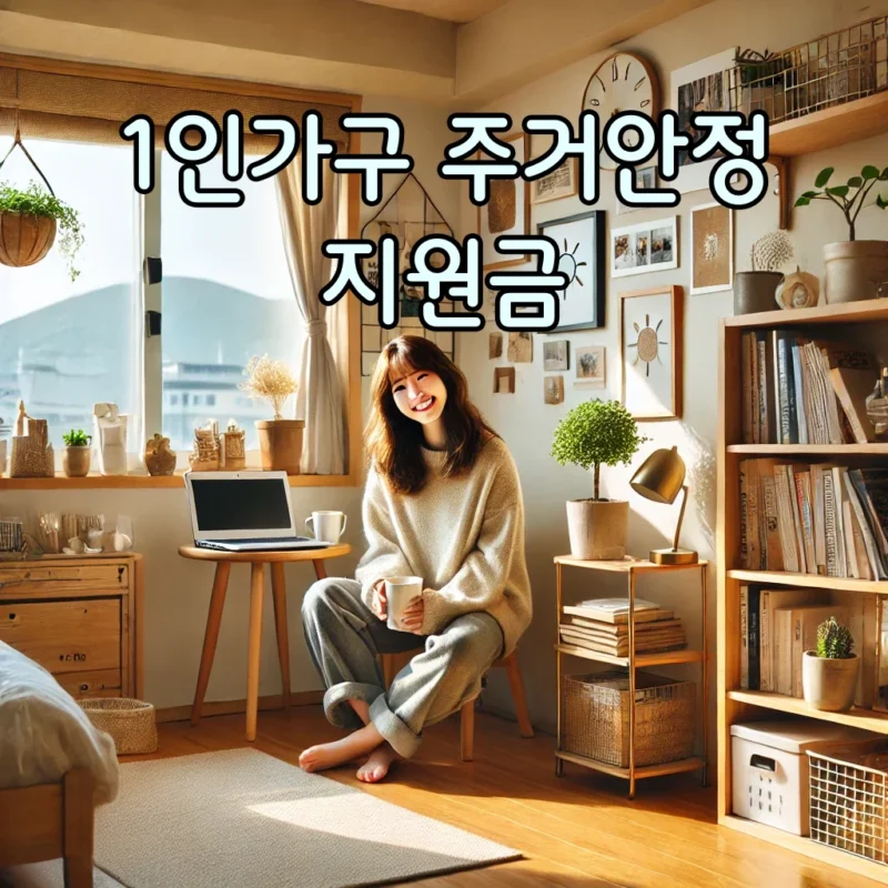 1인가구 주거안정 지원금 주거급여