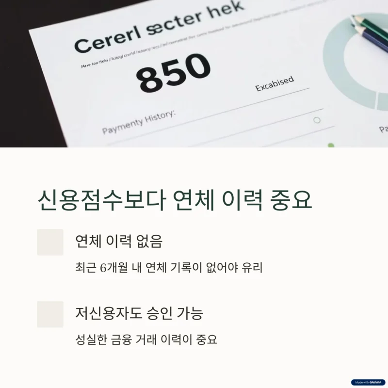 미소금융 창업대출 신용점수보다 연체이력 중요
