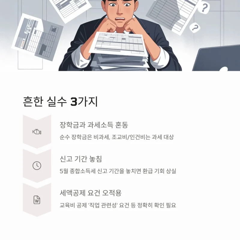 대학원생 세금환급 실수3가지