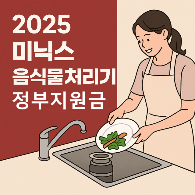 미닉스 더플렌더 음식물처리기 정부지원금
