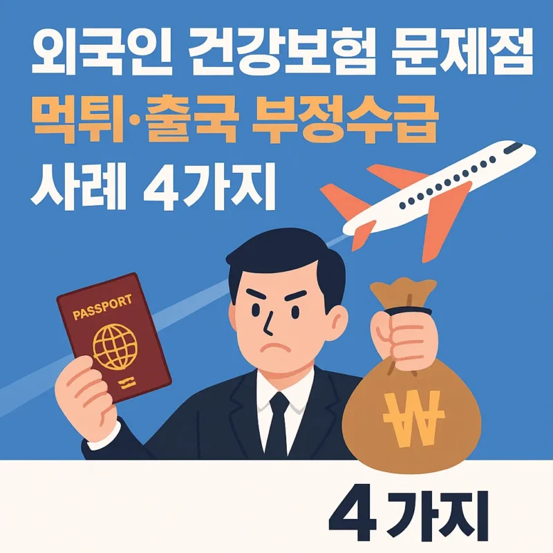외국인 건강보험 문제점