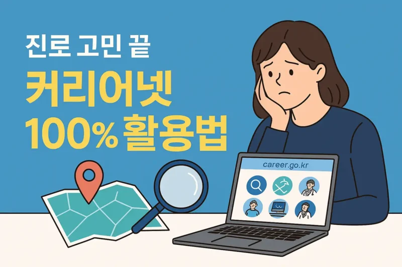 커리어넷 진로고민 끝