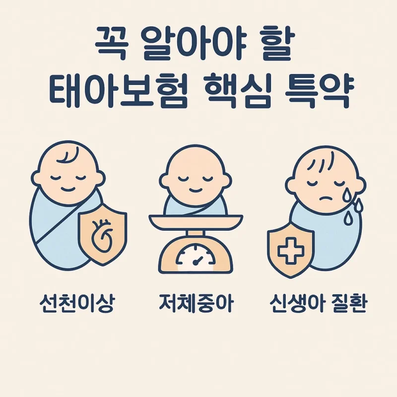 태아보험 가입시기 핵심 특약