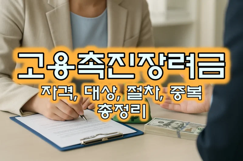 고용촉진장려금