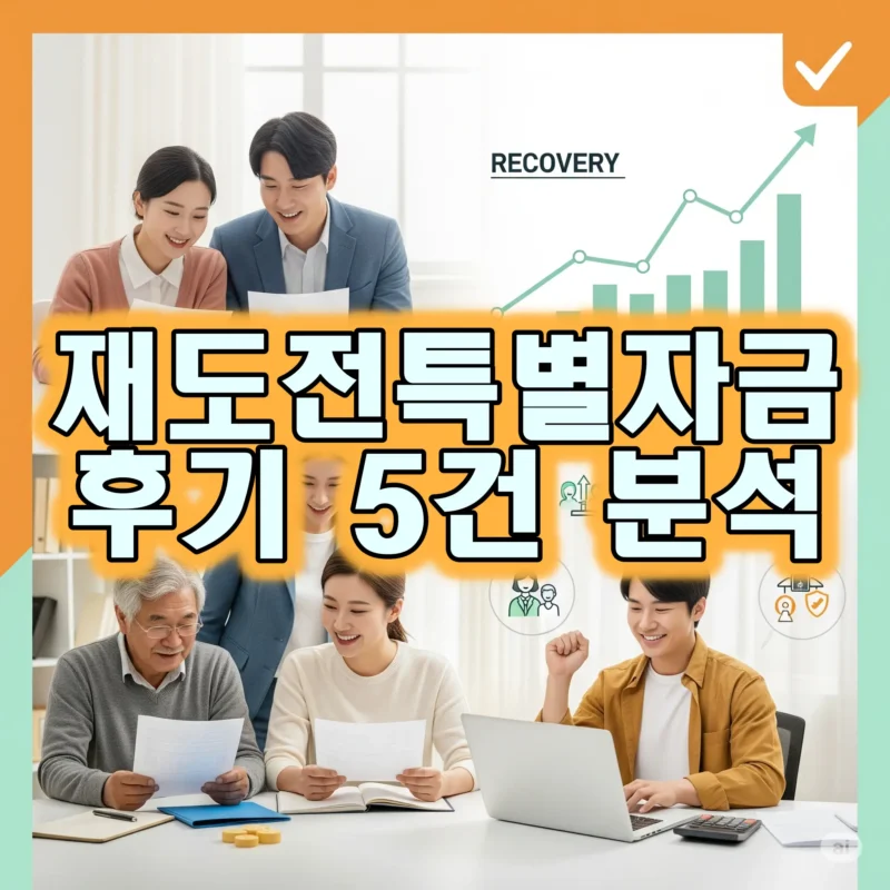 재도전특별자금 후기 5건 분석