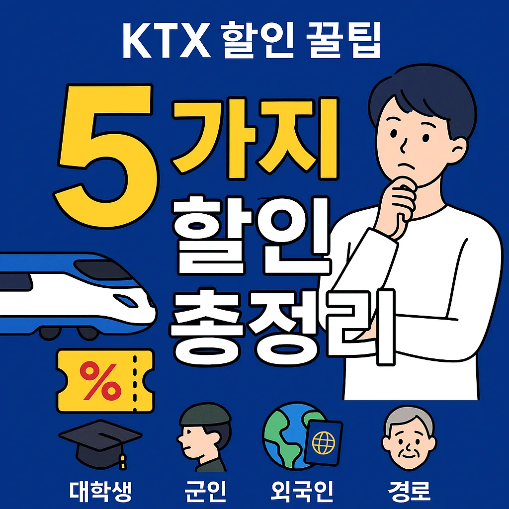 KTX 할인 받는 법