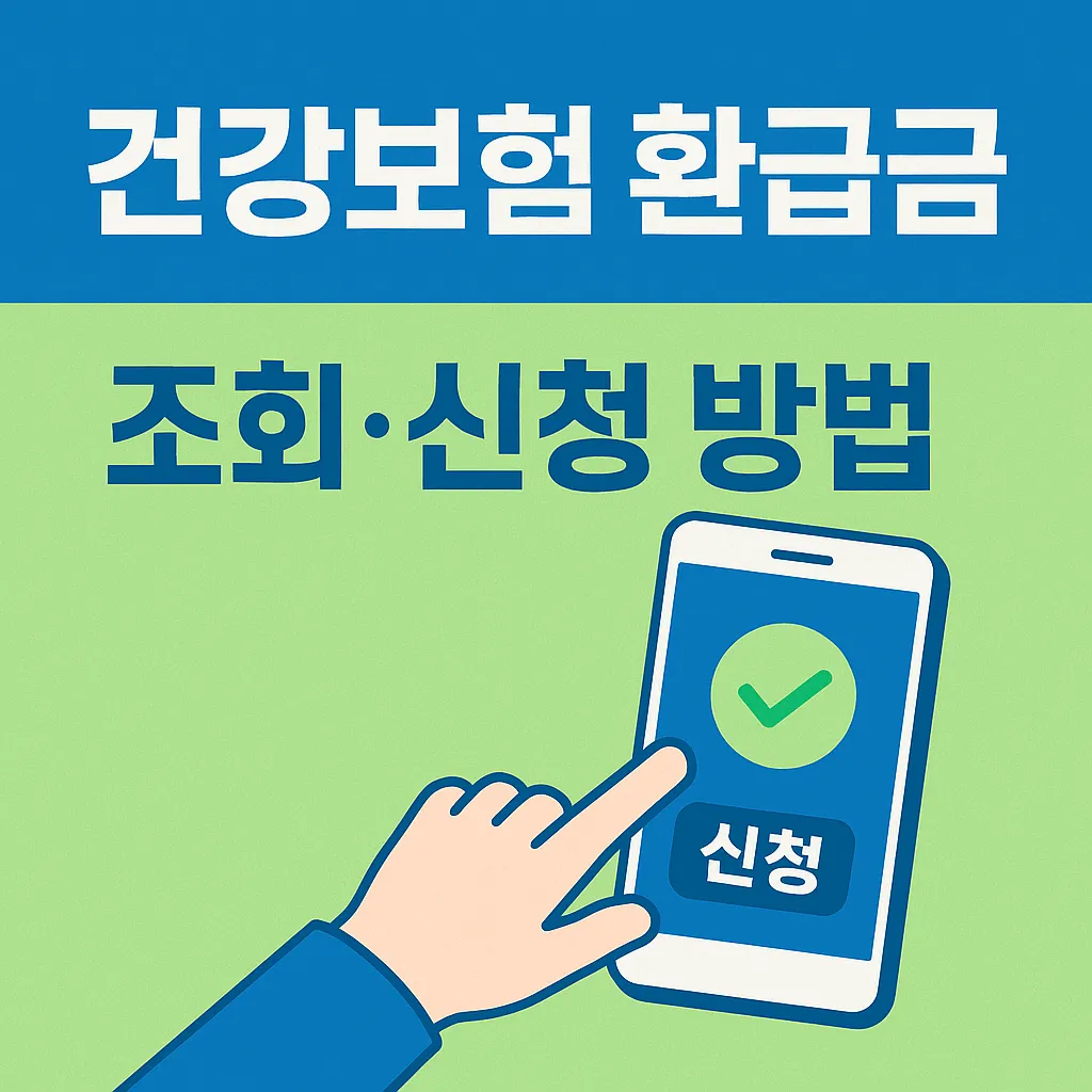 건강 보험료 환급금 신청 조회