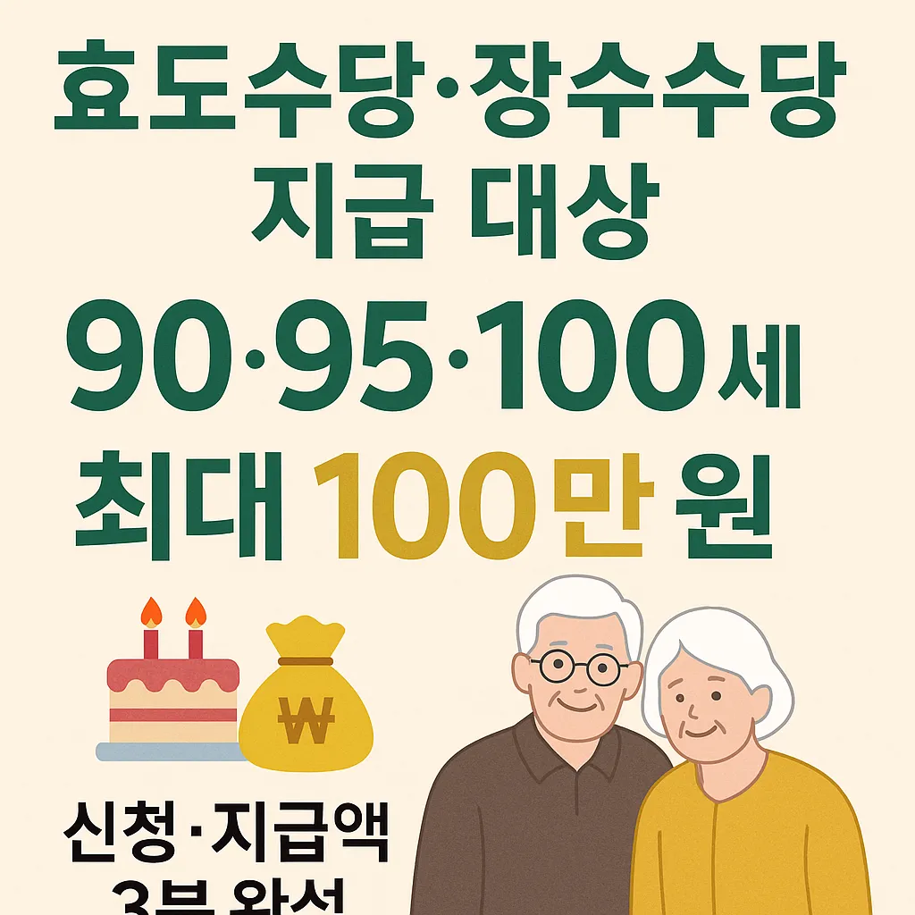 장수수당 효도수당